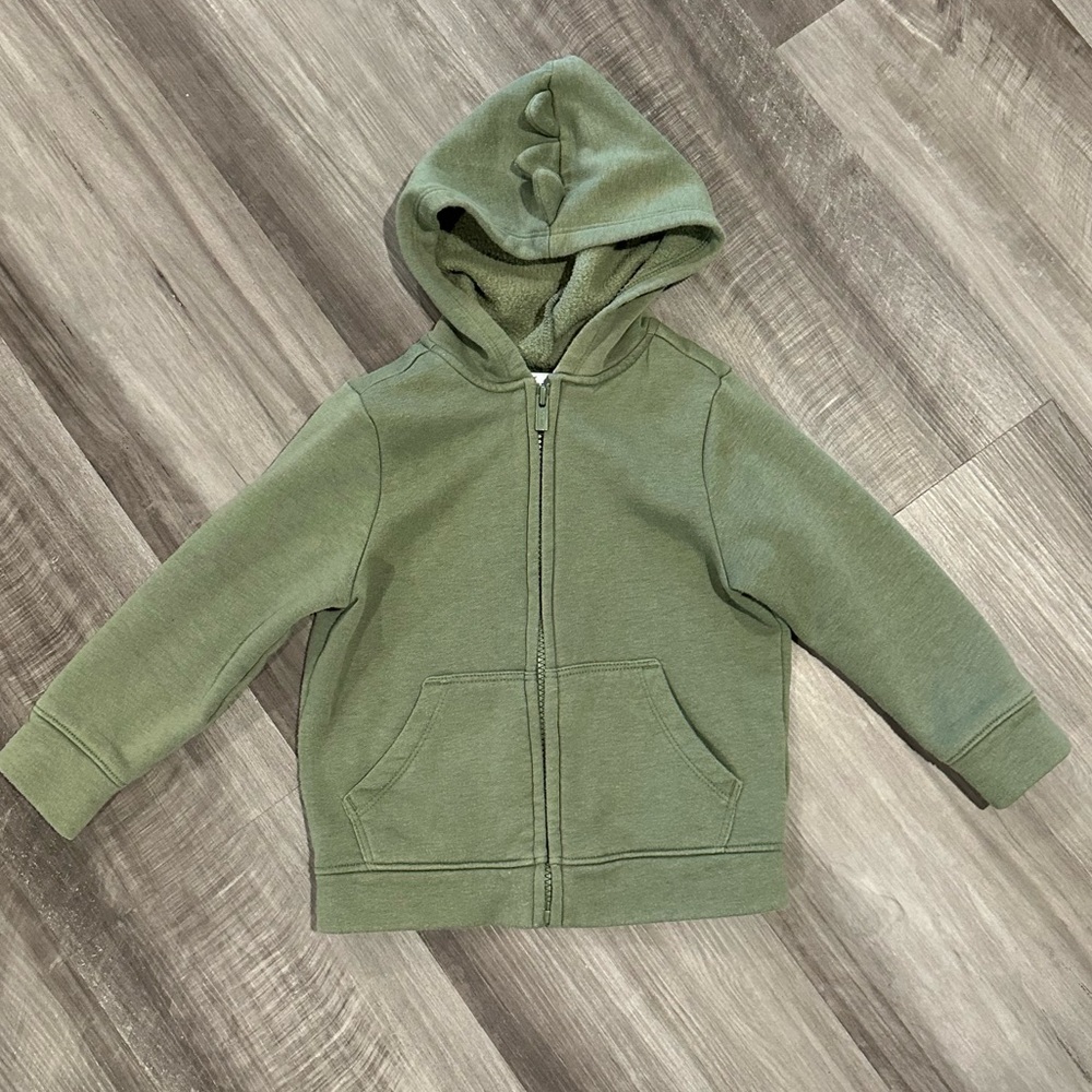 Toddler boys dinosaur hoodie 2T